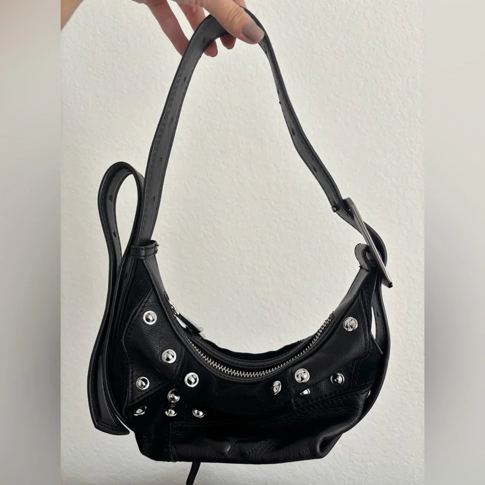 Zadig & Voltaire | Le Cecilia XS Patchwork & Stud Handbag - Picture 5 of 9